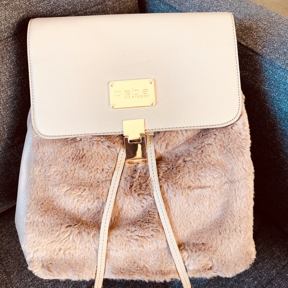 bebe Handbags - bebe- DOROTHEA BACKPACK TAUPE-Retail $109 NWT